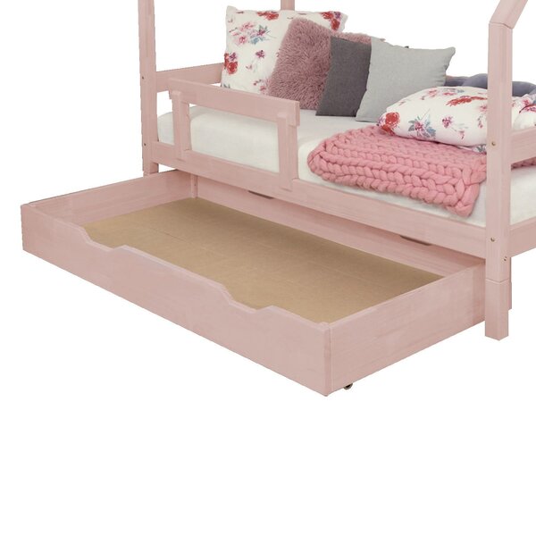Tiroir de lit 120 x 200 BUDDY - rose pastel