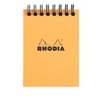 Bloc RI Classic ORANGE 7,5x10,5 5x5 80F microperforées 80g RHODIA