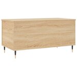 vidaXL Table basse Chêne sonoma 90x44 5x45 cm Bois d'ingénierie