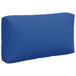 vidaXL Coussins de palette lot de 3 bleu royal tissu