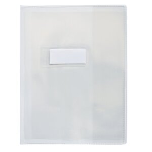 Protege-cahier PVC 18/100ème 21 x 29.7cm - BLEU - CLAIREFONTAINE