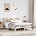 vidaXL Cadre de lit sans matelas 120x190 cm bois de pin massif