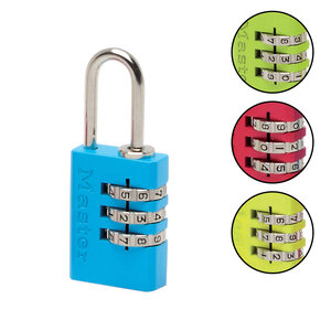 Cadenas à Combinaison Programmable en Aluminium Couleur Aléatoire 2 x 5 5 x 0 9 cm