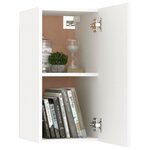vidaXL Ensemble de meubles TV 3 Pièces Blanc Bois d'ingénierie