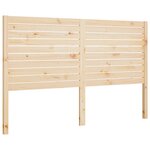 vidaXL Tête de lit 126x4x100 cm Bois massif de pin