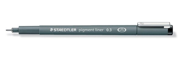 Stylo feutre pigment liner 308 tracé 0,3 mm Noir STAEDTLER