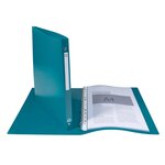 Classeur 4 Anneaux 15mm Polypropylène Opak - A4 - Vert Foncé - X 20 - Exacompta