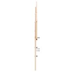 vidaXL Tête de lit 200 cm bois massif de pin