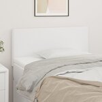 vidaXL Tête de lit Blanc 90x5x78/88 cm Similicuir
