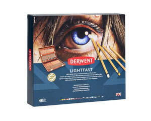 Crayons de couleur Derwent LightFast Coffret x48
