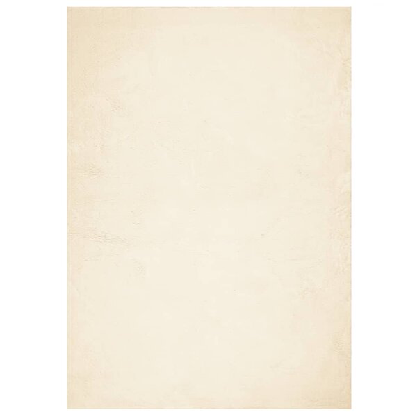 vidaXL Tapis HUARTE à poils courts doux et lavable crème 160x230 cm