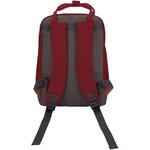 ABBEY Petit sac a dos en polyester 300T - Doublure 100% polyester - Dimensions 24 x 10 x 33 cm - Rouge Corail