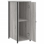 vidaXL Table de chevet sonoma gris 32x42x80 cm bois d'ingénierie