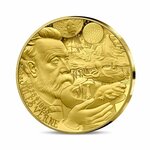 L'Art de la Plume – Jules Verne Monnaie de 20€ 1/10 Oz Or