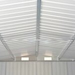 vidaXL Abri de jardin Gris 257x779x181 cm Acier galvanisé