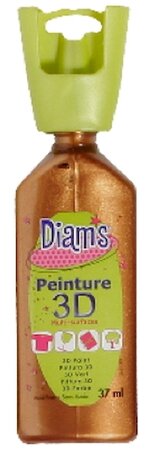 Peinture Diam's 3D 37 ml Nacré Caramel