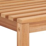 vidaXL Ensemble à manger de jardin 9 Pièces Bois de teck solide