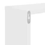 vidaXL Étagères cube murales 4 Pièces Blanc 26x15x26 cm