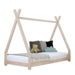 Lit tipi enfant NAKANA 120 x 190 beige