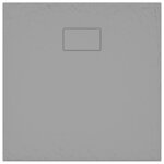 vidaXL Receveur de douche SMC Gris 80x80 cm