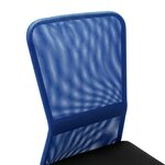 Chaise fauteuil siège de bureau informatique étude et 44 x 52 x 100 cm tissu en maille bleu 02_0024037