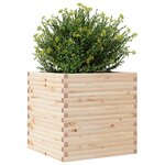 vidaXL Jardinière 70x70x68 5 cm bois de pin massif