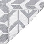 vidaXL Tapis d'extérieur Gris 160x230 cm PP