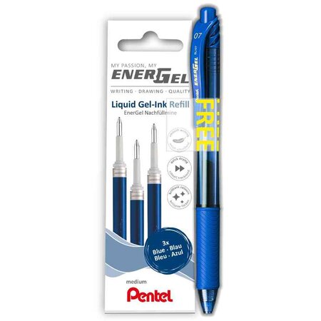 Liquid Mine pour stylo roller à encre gel bleu PENTEL