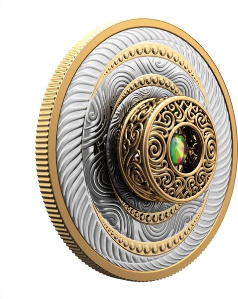 Pièce de monnaie en Argent 20 Dollars g 20.8 Millésime 2024 DANCING AMMOLITE AIR