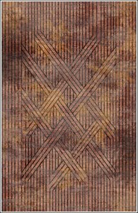 Tapis de salon FISUN 80 x 150 cm - Orange