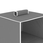 vidaXL Étagères suspendues de rangement 2 Pièces 4 niveaux Tissu