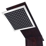 vidaXL Système de panneau de douche Verre Marron
