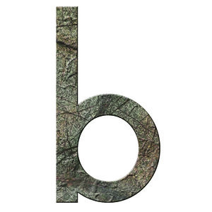 Numéro B- Numéro adhésif pour boîtes aux lettres- Pierre véritable 50 mm  Excalibur