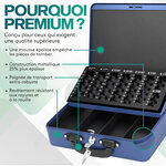 ACROPAQ Caisse monnaie Professionnelle 30x25x9cm- Coffret Monnaie Acier- Monnayeur  2 clés  Compartiments à monnaie- Poignée Robuste