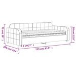 vidaXL Lit de jour avec matelas gris clair 90x190 cm velours