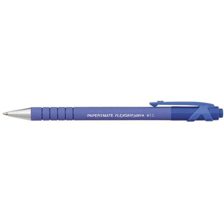 Stylo bille FlexGrip Ultra Pointe Moyenne Bleu x 12 PAPER MATE