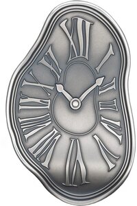 Pièce de monnaie en Argent 2 Dollars g 46.65 Millésime 2024 MELTING CLOCK