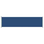 vidaXL Auvent latéral rétractable de patio 600x160 cm bleu