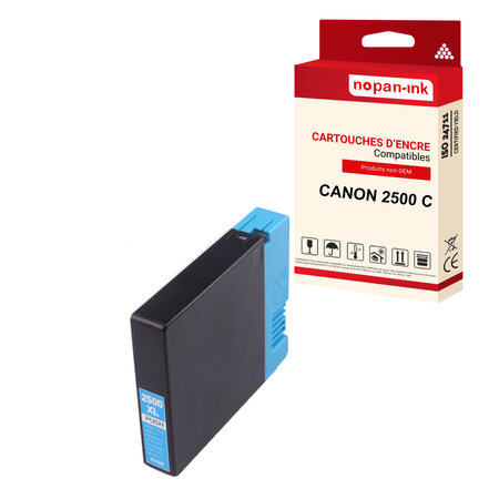 Nopan-ink - x1 cartouche canon pgi 2500 xl pgi 2500xl compatible