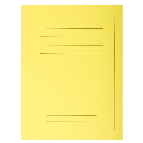 Paquet 50 Chemises Forever® 220 100 Recyclé Avec Impression - 24x32cm - Jaune - X 5 - Exacompta
