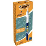 Stylo bille 4 couleurs pointe moyenne 1mm - motif « who’s the boss » bic