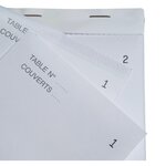 Bloc Maître D'hôtel 50 Feuillets Autocopiants Numérotés En Dupli - Format 9 5x17 Cm - X 50 - Exacompta