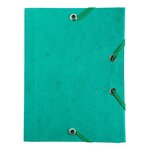 Chemise À Élastique 3 Rabats Scotten 425g/m2 - Pocket 12x16cm - Couleurs Assorties - X 25 - Exacompta