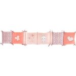 Tour de lit Lapinou - Rose - 30 x 180 cm