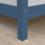 6 pieds de lit 10 cm FOOT bleu marine