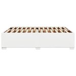 vidaXL Cadre de lit Blanc 140x190 cm Similicuir