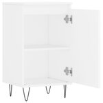 vidaXL Buffet blanc 40x35x70 cm bois d’ingénierie