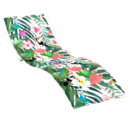 vidaXL Coussin de chaise longue multicolore tissu oxford