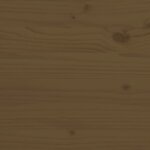 vidaXL Tables de chevet 2Pièces Marron miel 40x34x55cm Bois de pin massif