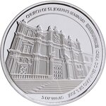 Pièce de monnaie 100 Patacas Macao 2024 5 onces argent BE – Année du Dragon